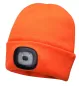 Preview: Beanie USB Wiederaufladbare LED-Kopfleuchte orange