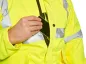 Preview: Warnschutz-Pilotenjacke leuchtgelb Kapuze