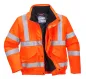 Preview: Warnschutz-Pilotenjacke leuchtorange Kapuze M - XXL