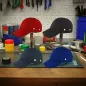 Preview: Anstoßkappe "Basic", dunkelblau, Schirm 7 cm