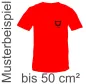Preview: Patchemblem Logo 1-farbig bis 50 cm²