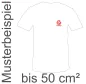 Preview: Patchemblem Logo 1-farbig bis 50 cm²