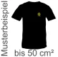 Preview: Patchemblem Logo 1-farbig bis 50 cm²
