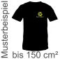 Preview: Patchemblem Logo 1-farbig bis 150 cm²