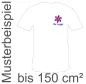 Preview: Patchemblem Logo 2-farbig bis 150 cm²