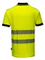 Preview: Vision Warnschutz-Poloshirt leuchtgelb/schwarz