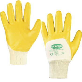 12 Paar Nitril-Handschuhe - Stronghand® - Yellowstar