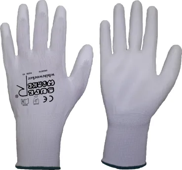 PU Feinstrickhandschuh SUPERWORKER® - whiteworker