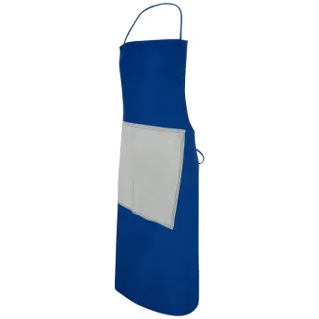 Proban-​Latzschürze mit Leder Bauchverstärkung, 34x34 cm, 80 x 100 cm