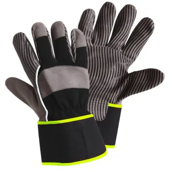 12 Paar Micro Wave Synthetiklederhandschuh - Größe 10