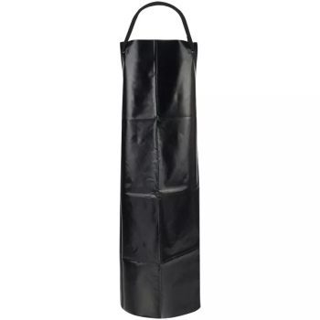 Preview: PVC-Schürze Chemikalienschutz 90 x 120 cm schwarz
