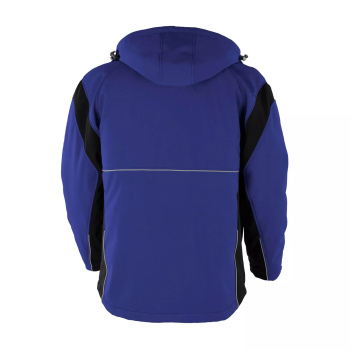 Preview: Softshelljacke Qualitex PRO Winter kornblau/schwarz
