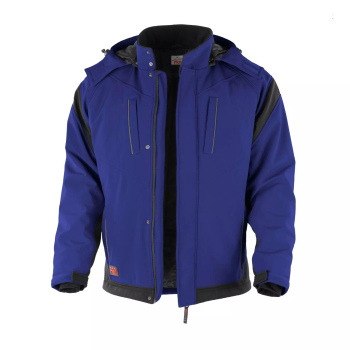 Softshelljacke Qualitex PRO Winter kornblau/schwarz