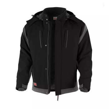 Softshelljacke Qualitex PRO Winter schwarz/grau