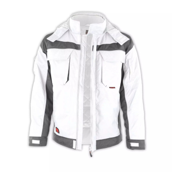 Winterjacke Qualitex PRO Winter weiß/grau