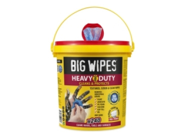 Preview: BIG WIPES Heavy-Duty doppelseitige Reinigungstücher 240 Stück