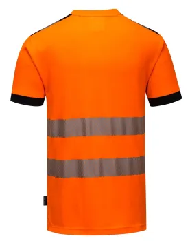 Vision Warnschutz T-Shirt leuchtorange/schwarz