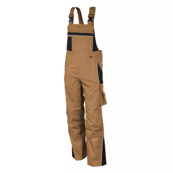 Latzhose Qualitex PRO khaki/schwarz