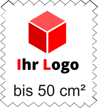 Patchemblem Logo 2-farbig bis 50 cm²