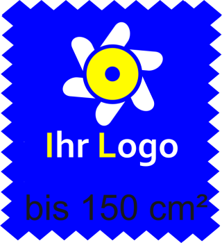 Patchemblem Logo 2-farbig bis 150 cm²