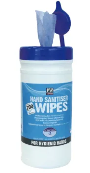 Handdesinfektions-Tücher 200 Tücher - blau IW40