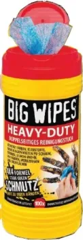 BIG WIPES Heavy-Duty doppelseitige Reinigungstücher 100 Stück