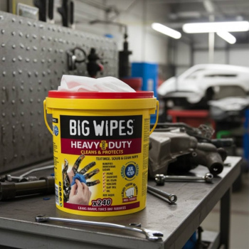 BIG WIPES Heavy-Duty doppelseitige Reinigungstücher 240 Stück