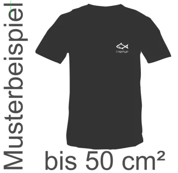 Patchemblem Logo 1-farbig bis 50 cm²