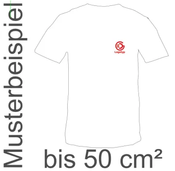 Patchemblem Logo 1-farbig bis 50 cm²