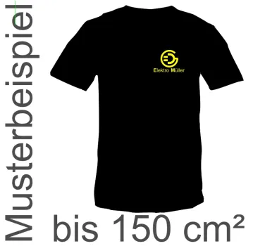 Patchemblem Logo 1-farbig bis 150 cm²