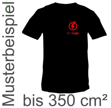 Patchemblem Logo 1-farbig bis 350 cm²