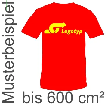 Patchemblem Logo 1-farbig bis 600 cm²