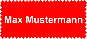 Patchemblem "Nur Text" 1-farbig 1 Zeilen