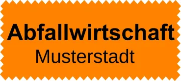 Patchemblem "Nur Text" 1-farbig 2 Zeilen