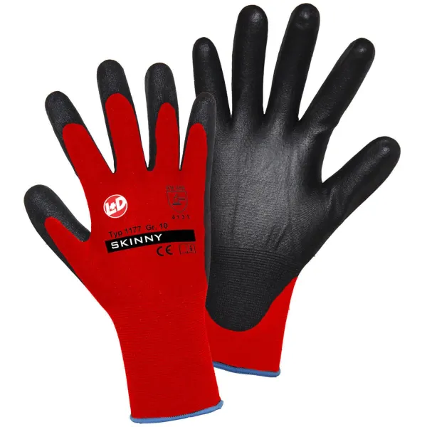 PU Feinstrickhandschuh - Skinny