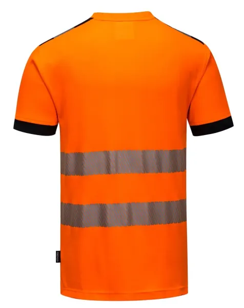 Vision Warnschutz T-Shirt leuchtorange/schwarz