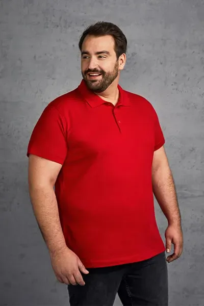 Polo-Shirt Men Promodoro Jersey Polo 4020 - fire red