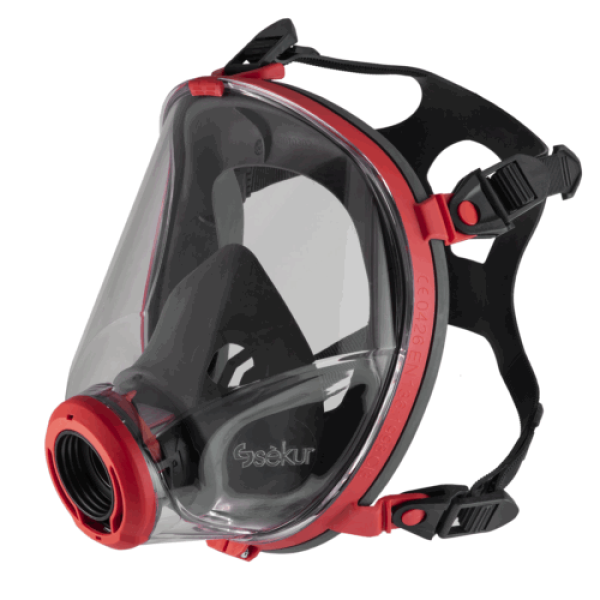 Vollmaske C 701 (Klasse 3) red