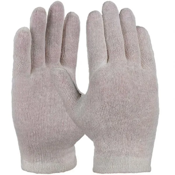 Baumwoll-Trikot-Handschuh - natur