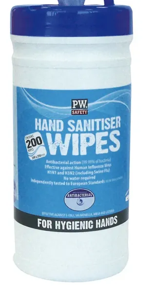 Handdesinfektions-Tücher 200 Tücher - blau IW40