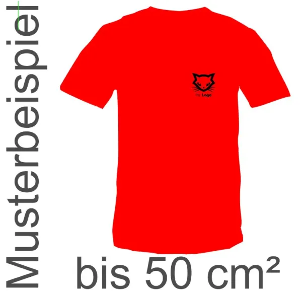 Patchemblem Logo 1-farbig bis 50 cm²