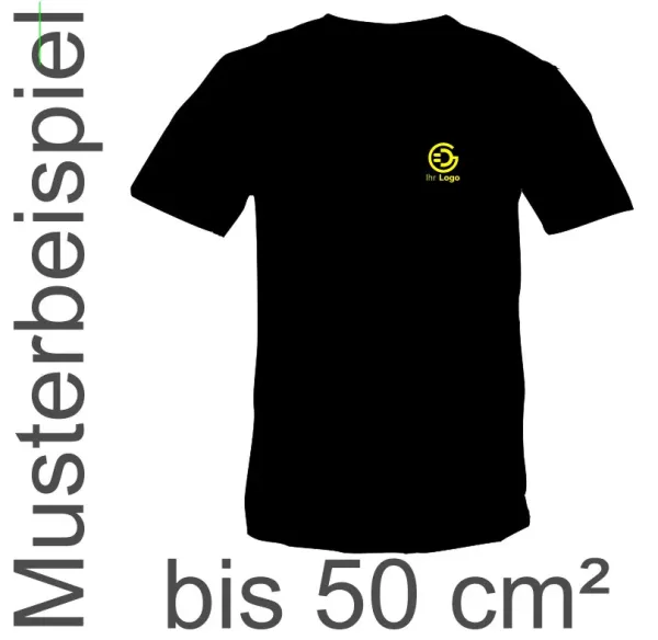Patchemblem Logo 1-farbig bis 50 cm²