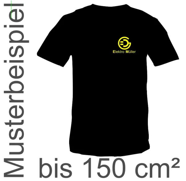 Patchemblem Logo 1-farbig bis 150 cm²